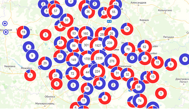 Карта Куровского: адреса заболевших коронавирусом